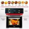 Heißluft-Fritteuse-Ofen Adler AD 6309 13 L 2500 W Schwarz/Silber, Touch-Steuerung, Rotisserie