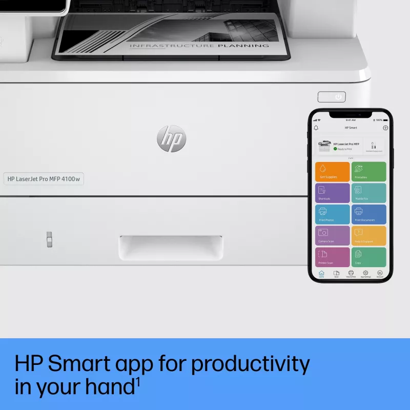 Multifunktionsdrucker HP LaserJet Pro MFP 4102fdw Laser Mono Druck