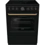 Gorenje GECS6B71CLB Standherd Elektro Cerankochfeld Schwarz