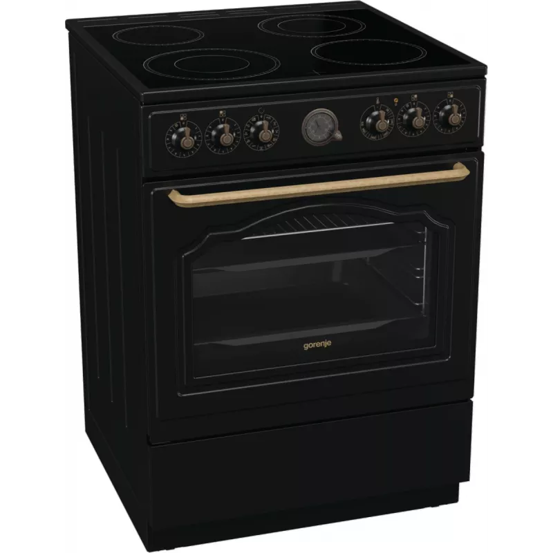 Gorenje GECS6B71CLB Standherd Elektro Cerankochfeld Schwarz