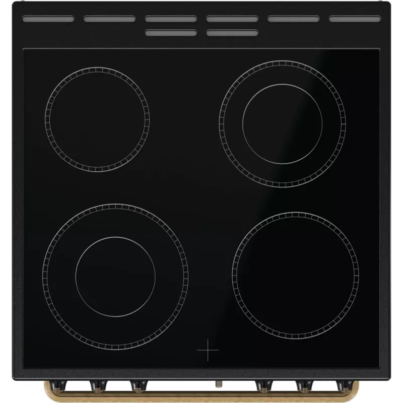 Gorenje GECS6B71CLB Standherd Elektro Cerankochfeld Schwarz