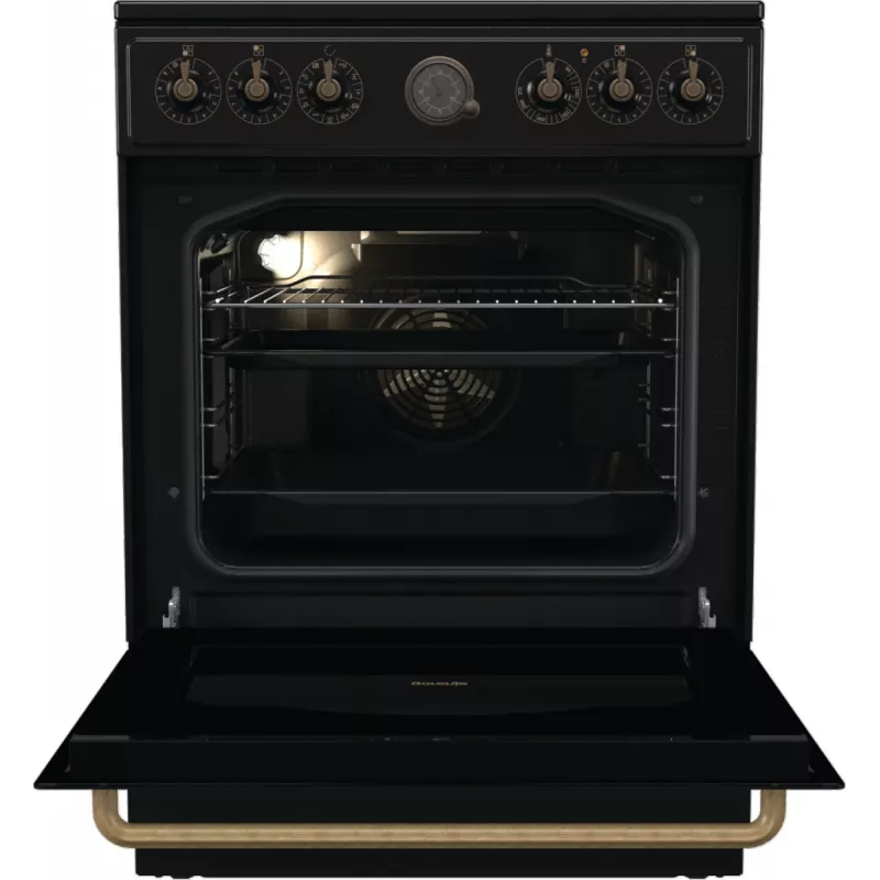 Gorenje GECS6B71CLB Standherd Elektro Cerankochfeld Schwarz