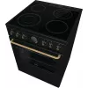 Gorenje GECS6B71CLB Standherd Elektro Cerankochfeld Schwarz