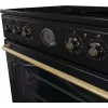 Gorenje GECS6B71CLB Standherd Elektro Cerankochfeld Schwarz
