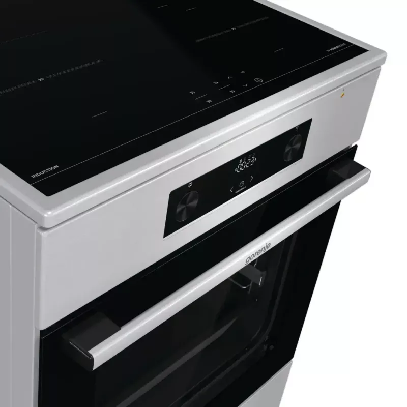 Freistehender Herd Gorenje GEIT6C60XPG Elektro-Zonen-Induktionskochfeld 4 Zonen