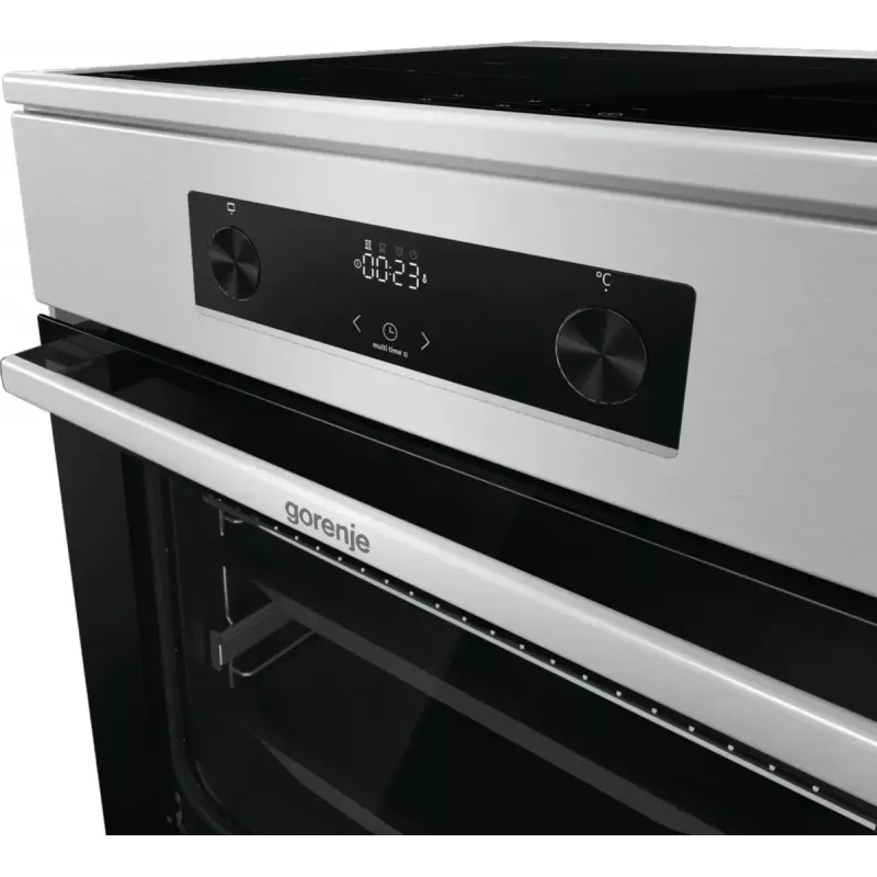 Freistehender Herd Gorenje GEIT6C60XPG Elektro-Zonen-Induktionskochfeld 4 Zonen