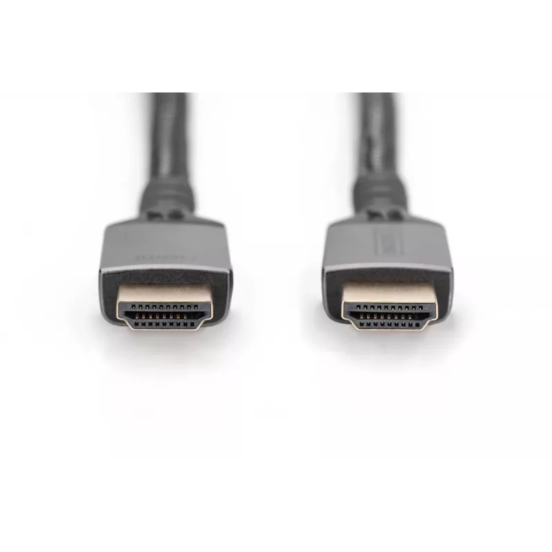 DIGITUS 8K PREMIUM HDMI 2.1 Kabel 3m Aluminiumgehäuse, vergoldet, unterstützt 8K/60Hz
