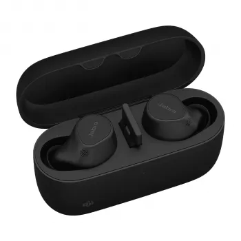 Jabra Evolve2 Buds - USB-A MS, Kabellos, Büro/Callcenter, 5,4 g, Headset, Schwarz