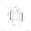 TV-Wandhalterung Neomounts WL35-550BL12 Max 40kg 24-55in Schwarz
