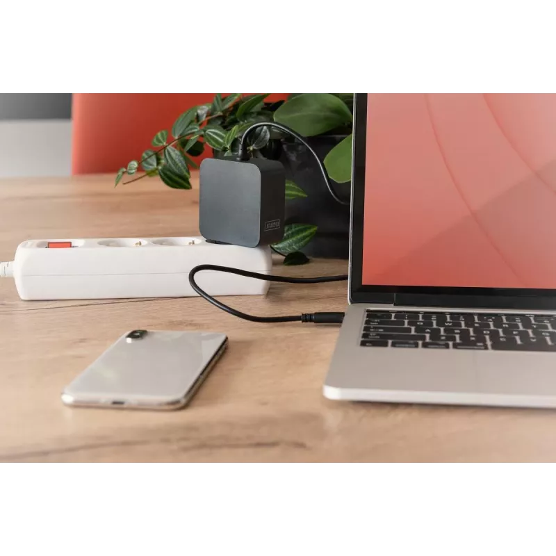 Notebook-Netzteil USB-C Digitus DA-10071 65W Indoor AC Schwarz