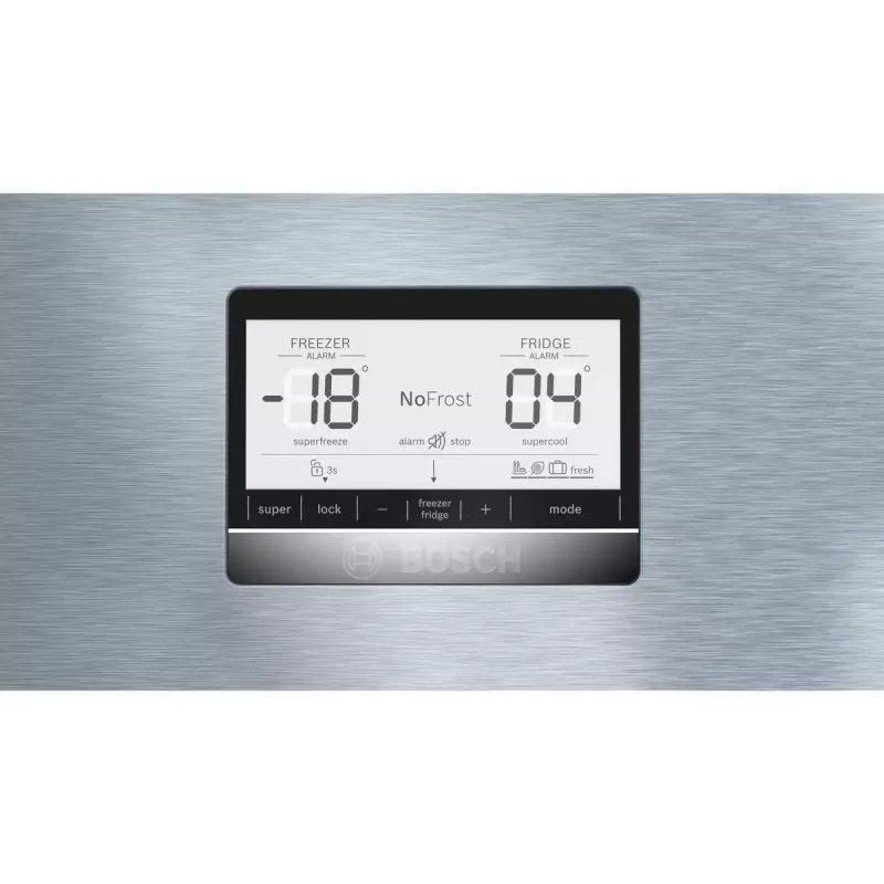 Kühl-Gefrierkombination Bosch Serie 6 KGN86AIDR, freistehend, 631 L Gesamt (479 L Kühlteil / 152 L Gefrierteil), Edelstahl, NoFrost