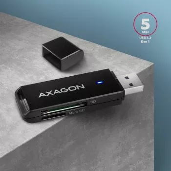 Card Reader Axagon CRE-S2N USB 3.2 Gen 1 Type-A Schwarz