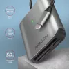 Axagon CRE-S3C Aluminium Highspeed USB-C 3.2 Gen 1 Speicherkartenleser, 3 Steckplätze, UHS-II
