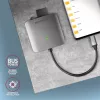 Axagon CRE-S3C Aluminium Highspeed USB-C 3.2 Gen 1 Speicherkartenleser, 3 Steckplätze, UHS-II