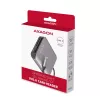 Axagon CRE-S3C Aluminium Highspeed USB-C 3.2 Gen 1 Speicherkartenleser, 3 Steckplätze, UHS-II