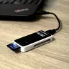 Axagon CRE-X1 externer 5-Slot-Kartenleser, CF, CF Type II, MMC, MMC Mobile, MMCmicro, MS Duo, MS PRO, Memory Stick (MS), MicroDrive, MicroSD...,