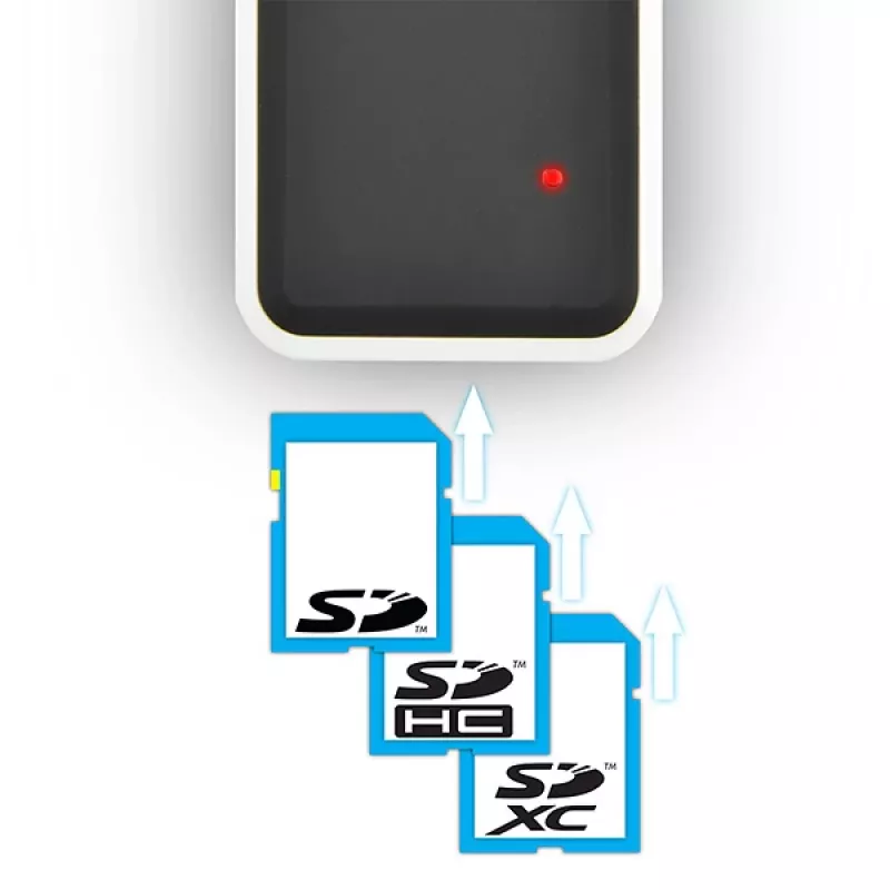 Axagon CRE-X1 externer 5-Slot-Kartenleser, CF, CF Type II, MMC, MMC Mobile, MMCmicro, MS Duo, MS PRO, Memory Stick (MS), MicroDrive, MicroSD...,