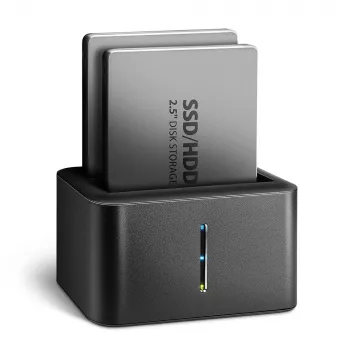 Axagon ADSA-D25 SuperSpeed USB DUAL 2.5 Zoll SSD/HDD MINI Dockingstation