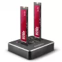 Axagon ADSA-M2C SuperSpeed USB-C 10Gbps Dual-M.2-NVMe-Dock
