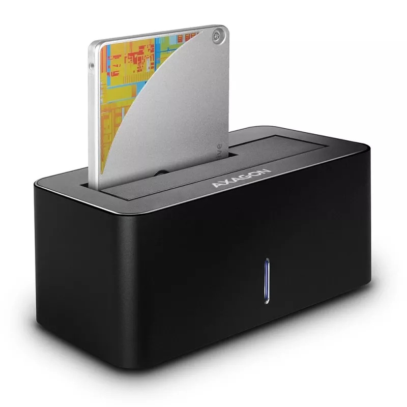 AXAGON ADSA-SN - HDD - Hybrid - SSD - SATA - Serial ATA II - Serial ATA III - 2.5,3.5 Zoll - USB 3.2 Gen 1 (3.1 Gen 1) Type-A - 5 Gbit/s - Schwarz