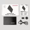 HDD/SSD-Gehäuse AXAGON EE25-A6M — 2,5 Zoll SATA, USB 3.2 Gen 1 (5 Gbit/s), Micro-USB B auf USB Typ-A, Aluminium, schwarz