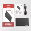 Axagon EE25-SLC Schraubenloses USB-C 3.2 Gen 1 - SATA 6G externes Gehäuse für 2,5 Zoll SSD/HDD