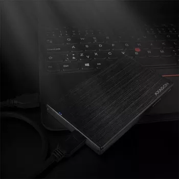 Axagon EE25-XA6 kompaktes Aluminium USB 3.2 Gen 1 - SATA 6G externes Gehäuse für 2,5 Zoll SSD/HDD