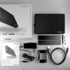 Axagon EE35-XA3 kompaktes Aluminium-USB-3.2-Gen-1-Externgehäuse SATA für 3,5-Zoll-Festplatten