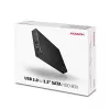 Axagon EE35-XA3 kompaktes Aluminium-USB-3.2-Gen-1-Externgehäuse SATA für 3,5-Zoll-Festplatten