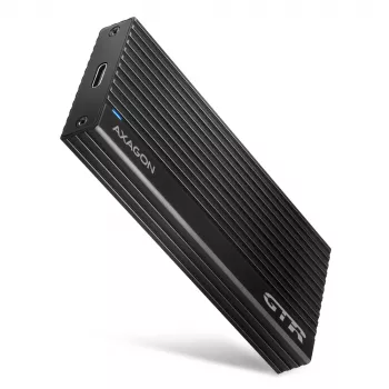 Axagon EEM2-GTR Externes USB-C 3.2 Gen 2 Metallgehäuse für M.2 NVMe SSDs