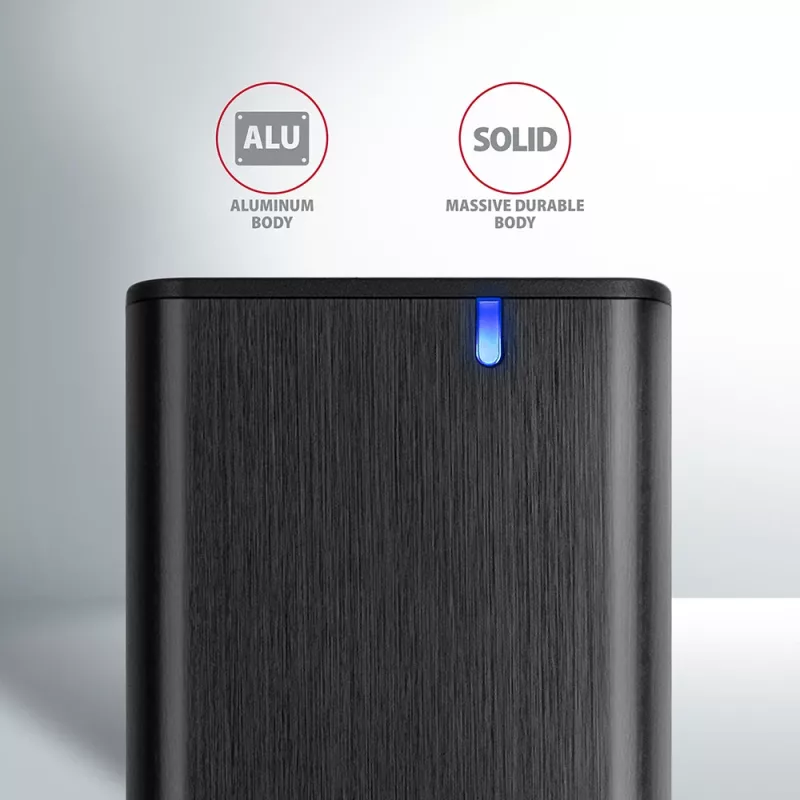 SSD-Gehäuse Axagon EEM2-SBC USB-C 3.2 Gen 2 Schwarz M.2