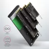 SSD-Gehäuse Axagon EEM2-SBC USB-C 3.2 Gen 2 Schwarz M.2
