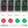 SSD-Gehäuse Axagon EEM2-SBC USB-C 3.2 Gen 2 Schwarz M.2