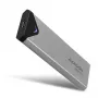 Axagon EEM2-UG2 Externes USB-C 10Gbps Metallgehäuse für M.2 NVMe SSD-Festplatten. Silber