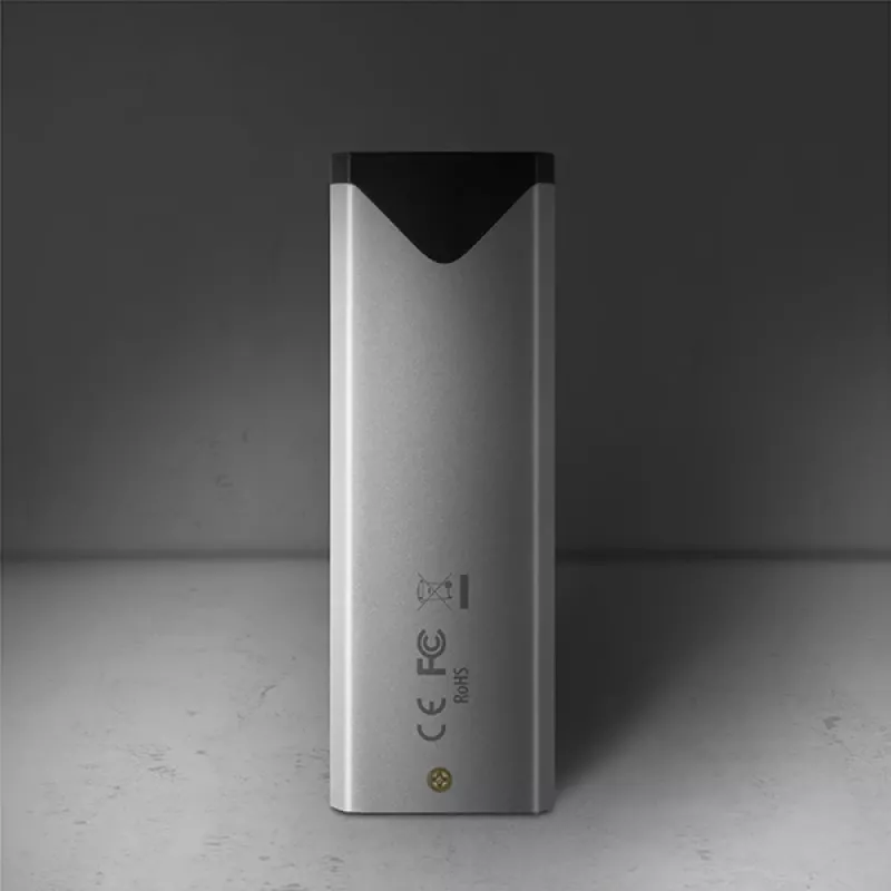 Axagon EEM2-UG2 Externes USB-C 10Gbps Metallgehäuse für M.2 NVMe SSD-Festplatten. Silber