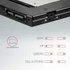Axagon RSS-CD09 2,5 inch SSD/HDD-Einbaurahmen für DVD-Slot 9,5 mm LED ALU Schnittstellenkarten/Adapter Intern SATA