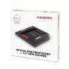 Axagon RSS-CD09 2,5 inch SSD/HDD-Einbaurahmen für DVD-Slot 9,5 mm LED ALU Schnittstellenkarten/Adapter Intern SATA