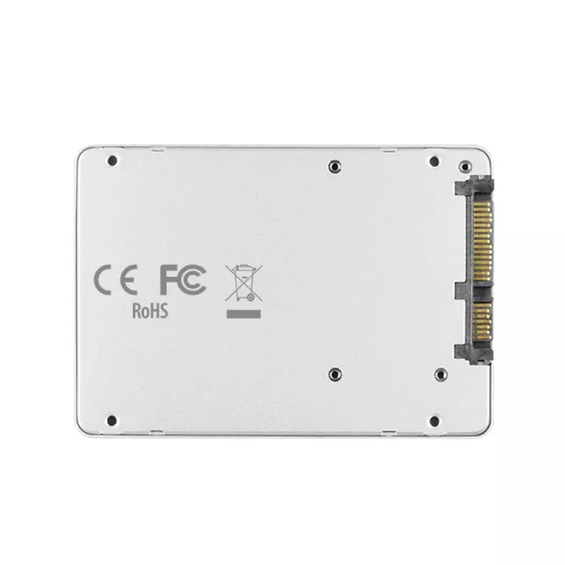 Axagon RSS-M2SD SATA - M.2 SATA SSD, interne 2,5-Zoll-ALU-Box, silber