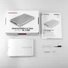 Axagon RSS-M2SD SATA - M.2 SATA SSD, interne 2,5-Zoll-ALU-Box, silber
