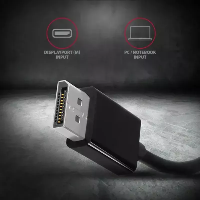 Videokabeladapter Axagon RVD-VGN DisplayPort auf VGA 0,16 m