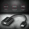 Axagon RVH-VGAN HDMI -> VGA Adapter FullHD, 1920x1200, Audio-Ausgang, Stromversorgung