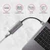 2.5 Gigabit Ethernet-Adapter AXAGON ADE-25R — USB Typ-C, 10/100/1000/2500 Mbit, 5000 Mbit/s, Aluminium, grau