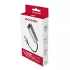 2.5 Gigabit Ethernet-Adapter AXAGON ADE-25R — USB Typ-C, 10/100/1000/2500 Mbit, 5000 Mbit/s, Aluminium, grau
