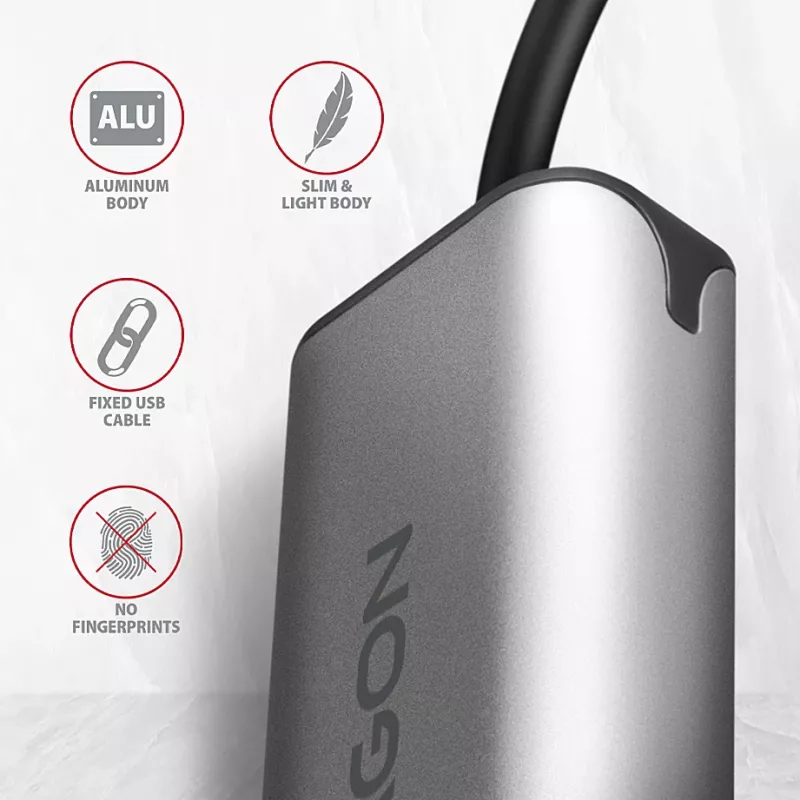 Axagon ADE-25RC SuperSpeed USB-C 2,5 Gigabit Ethernet-Adapter