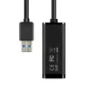 Axagon ADE-SR USB-A Gigabit-Ethernet-Adapter, kabelgebunden, USB, Ethernet, 1000 Mbit/s, Schwarz