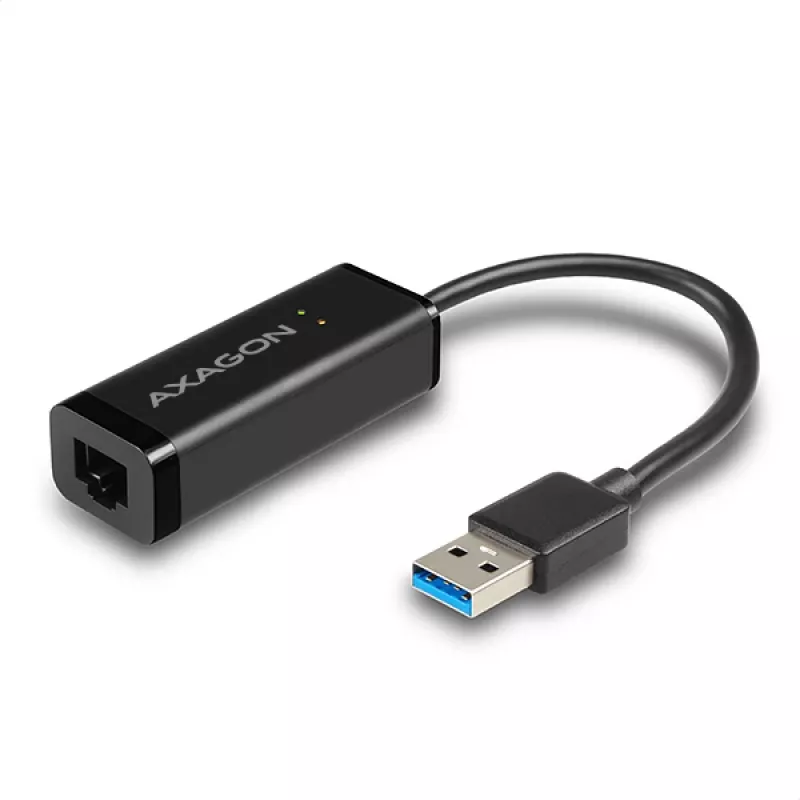 Axagon ADE-SR USB-A Gigabit-Ethernet-Adapter, kabelgebunden, USB, Ethernet, 1000 Mbit/s, Schwarz