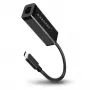 Axagon ADE-SRC USB-C Gigabit-Ethernet-Adapter, kabelgebunden, USB Typ-C, Ethernet, 1000 Mbit/s, Schwarz