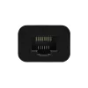 Axagon ADE-SRC USB-C Gigabit-Ethernet-Adapter, kabelgebunden, USB Typ-C, Ethernet, 1000 Mbit/s, Schwarz