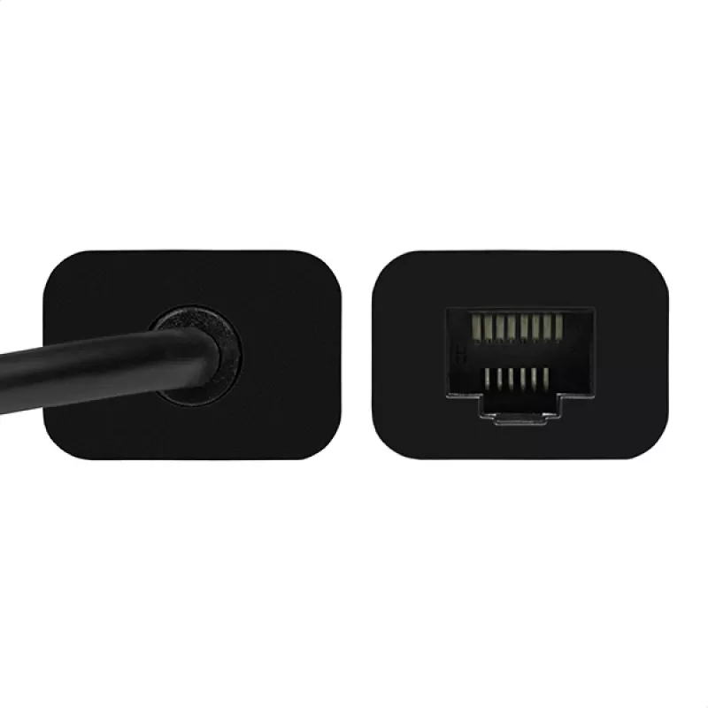 Axagon ADE-SRC USB-C Gigabit-Ethernet-Adapter, kabelgebunden, USB Typ-C, Ethernet, 1000 Mbit/s, Schwarz
