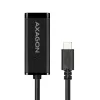 Axagon ADE-SRC USB-C Gigabit-Ethernet-Adapter, kabelgebunden, USB Typ-C, Ethernet, 1000 Mbit/s, Schwarz